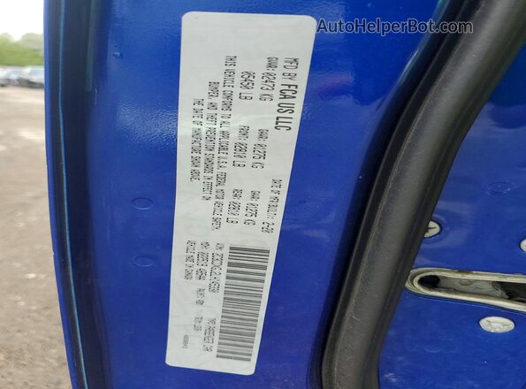 2C3CDXGJ2LH145330 2020 DODGE CHARGER Blue Vista del compartimento del motor
