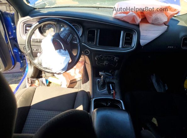 2C3CDXGJ2LH145330 2020 DODGE CHARGER Blue Vista del salpicadero
