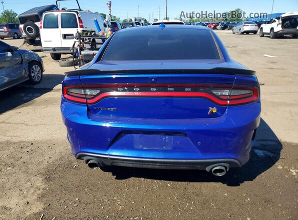 2C3CDXGJ2LH145330 2020 DODGE CHARGER Blue Vista trasera