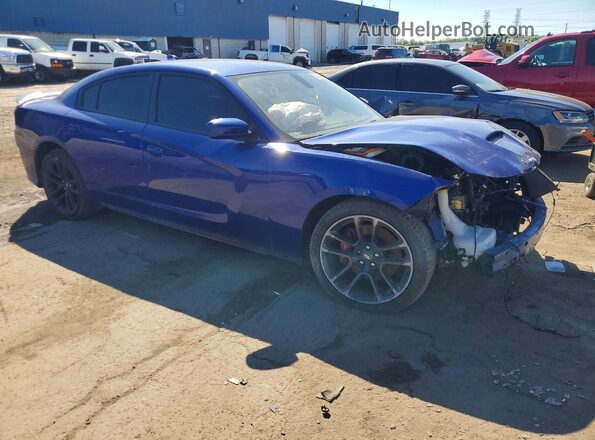2C3CDXGJ2LH145330 2020 DODGE CHARGER Blue Delantero derecho