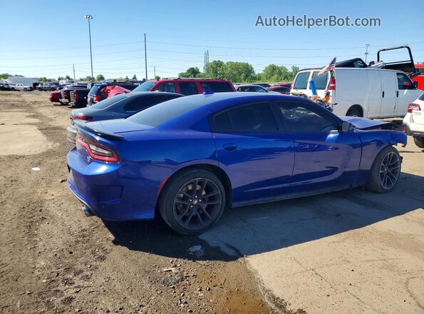 2C3CDXGJ2LH145330 2020 DODGE CHARGER Blue Trasero derecho