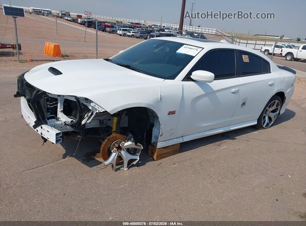 2C3CDXGJ2LH177274 2020 DODGE CHARGER White წინა მარცხენა ხედი სამი მეოთხედიდან