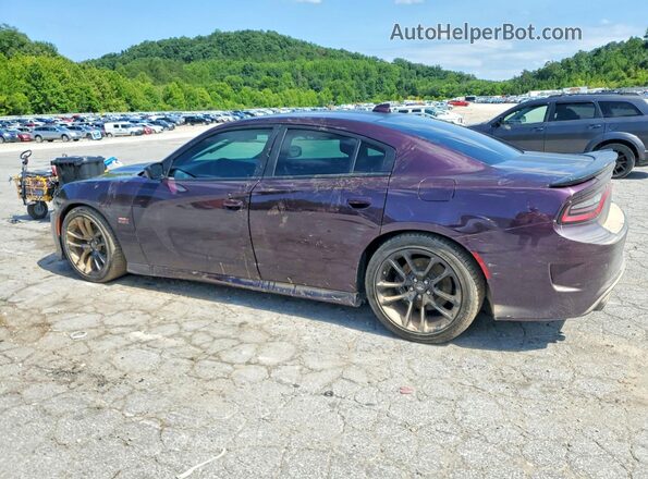 2C3CDXGJ2LH241524 2020 DODGE CHARGER Purple Trasero izquierdo