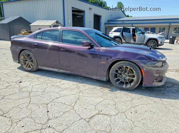 2C3CDXGJ2LH241524 2020 DODGE CHARGER Purple Delantero derecho