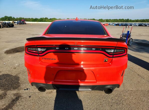 2C3CDXGJ2MH556468 2021 DODGE CHARGER Оранжевый Вид сзади