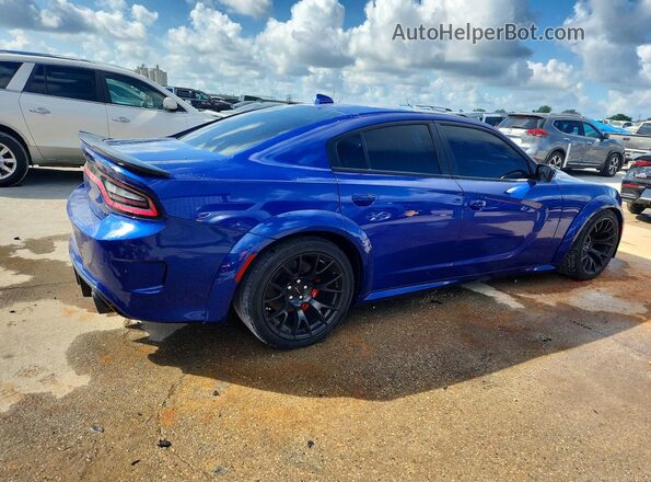 2C3CDXGJ2MH618404 2021 DODGE CHARGER Blue Задня права чверть