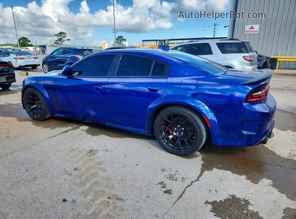 2C3CDXGJ2MH618404 2021 DODGE CHARGER Blue Задня ліва чверть