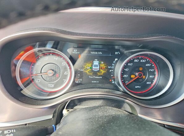2C3CDXGJ2MH618404 2021 DODGE CHARGER Blue Вид щитка приладів