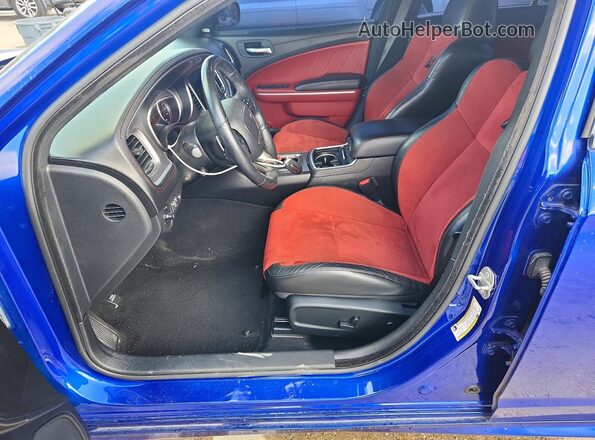 2C3CDXGJ2MH618404 2021 DODGE CHARGER Blue Вид салону спереду