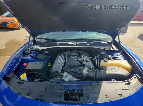 2C3CDXGJ2MH618404 2021 DODGE CHARGER Blue Вид задньої частини салону