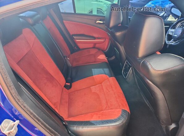 2C3CDXGJ2MH618404 2021 DODGE CHARGER Blue Вид задніх сидінь