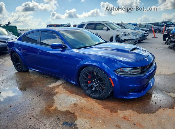 2C3CDXGJ2MH618404 2021 DODGE CHARGER Blue Передня права чверть