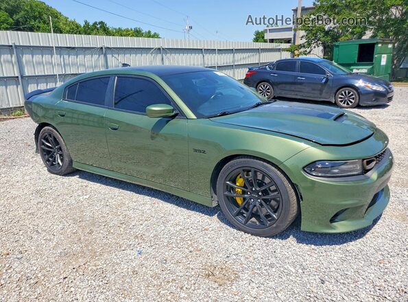 2C3CDXGJ2MH678862 2021 DODGE CHARGER Green წინა მარჯვენა