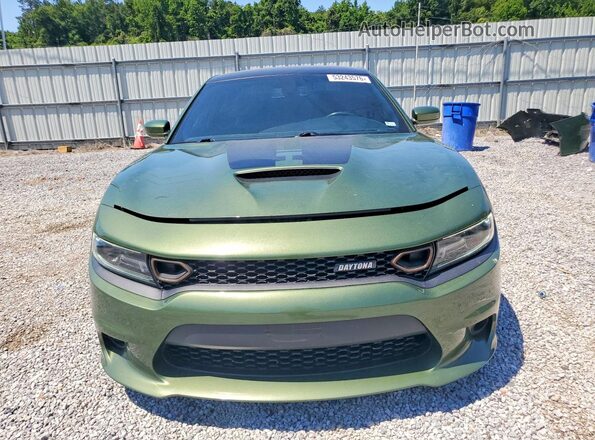 2C3CDXGJ2MH678862 2021 DODGE CHARGER Green წინა ხედი