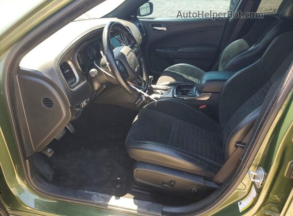 2C3CDXGJ2MH678862 2021 DODGE CHARGER Green წინა სალონის ხედი