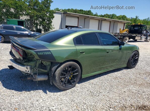 2C3CDXGJ2MH678862 2021 DODGE CHARGER Green უკანა მარჯვენა