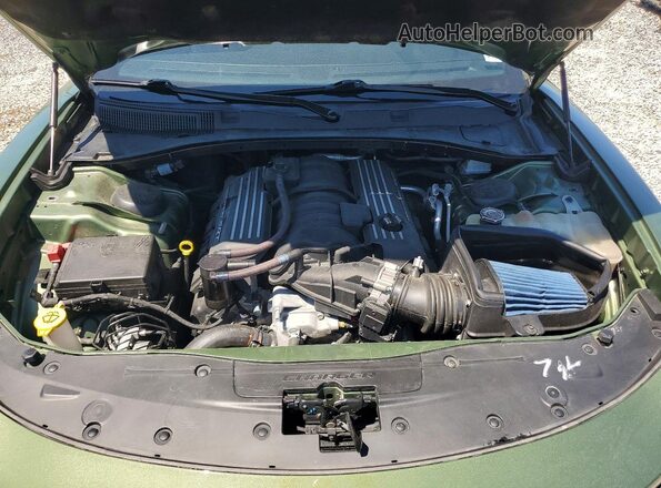 2C3CDXGJ2MH678862 2021 DODGE CHARGER Green უკანა სალონის ხედი