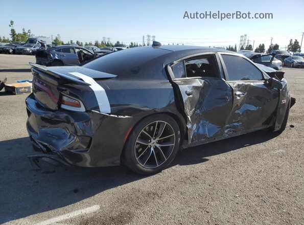 2C3CDXGJ3HH595902 2017 DODGE CHARGER Серый Задняя правая четверть