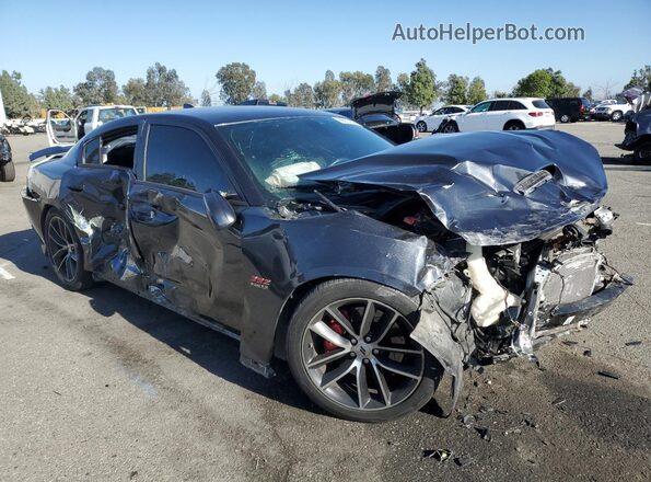 2C3CDXGJ3HH595902 2017 DODGE CHARGER Серый Передняя правая четверть