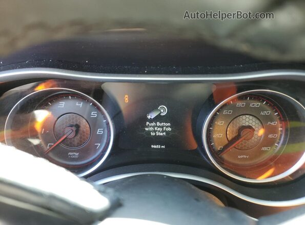 2C3CDXGJ3HH595902 2017 DODGE CHARGER Серый Вид щитка приборов