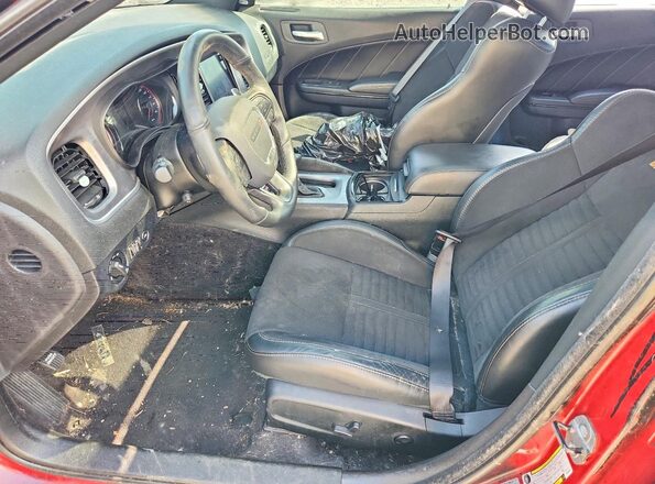 2C3CDXGJ3HH596046 2017 DODGE CHARGER Black Front interior view