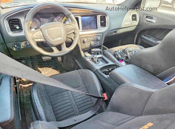 2C3CDXGJ3HH596046 2017 DODGE CHARGER Black Dashboard view