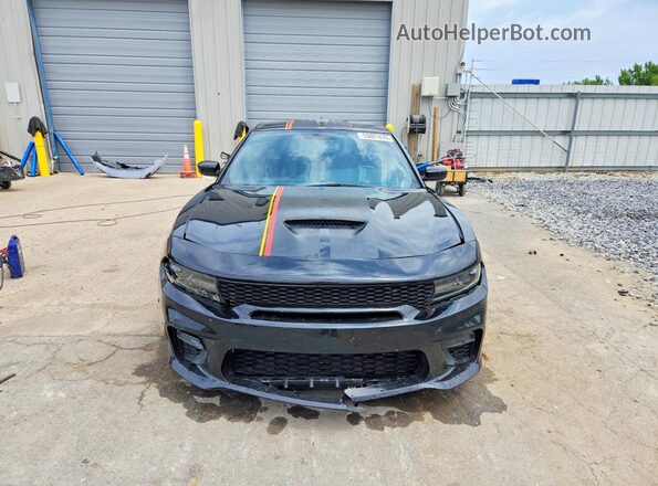 2C3CDXGJ3KH552930 2019 DODGE CHARGER Black Widok z przodu