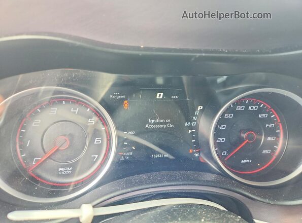 2C3CDXGJ3KH552930 2019 DODGE CHARGER Black Widok zestawu wskaźników