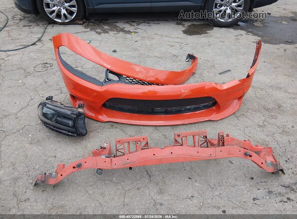 2C3CDXGJ3KH692332 2019 DODGE CHARGER Оранжевый Вид щитка приборов