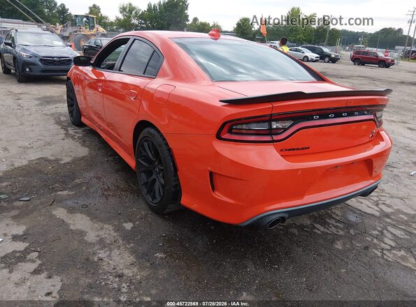 2C3CDXGJ3KH692332 2019 DODGE CHARGER Оранжевый Задняя левая четверть