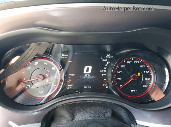 2C3CDXGJ3KH742727 2019 DODGE CHARGER Silver ხელსაწყოთა პანელის ხედი