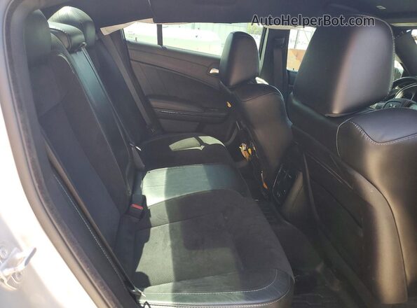 2C3CDXGJ3KH742727 2019 DODGE CHARGER Silver უკანა სავარძლების ხედი