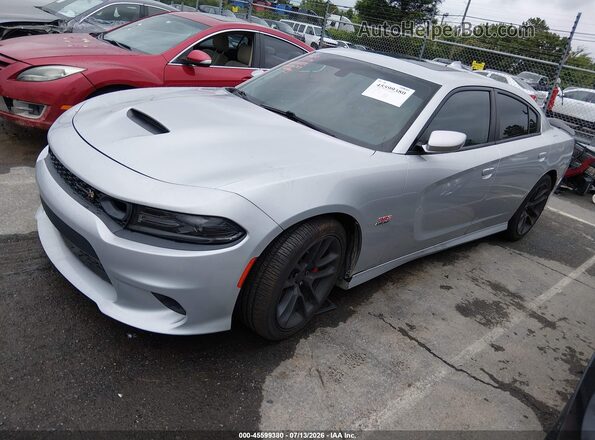 2C3CDXGJ3LH116709 2020 DODGE CHARGER Silver წინა მარცხენა ხედი სამი მეოთხედიდან