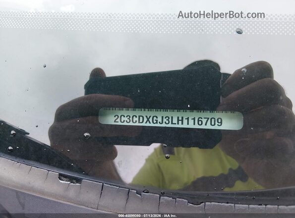 2C3CDXGJ3LH116709 2020 DODGE CHARGER Silver ძრავის განყოფილების ხედი