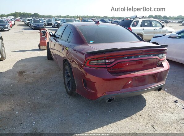 2C3CDXGJ3LH157602 2020 DODGE CHARGER Maroon Rear left