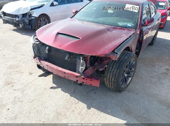 2C3CDXGJ3LH157602 2020 DODGE CHARGER Maroon Front view