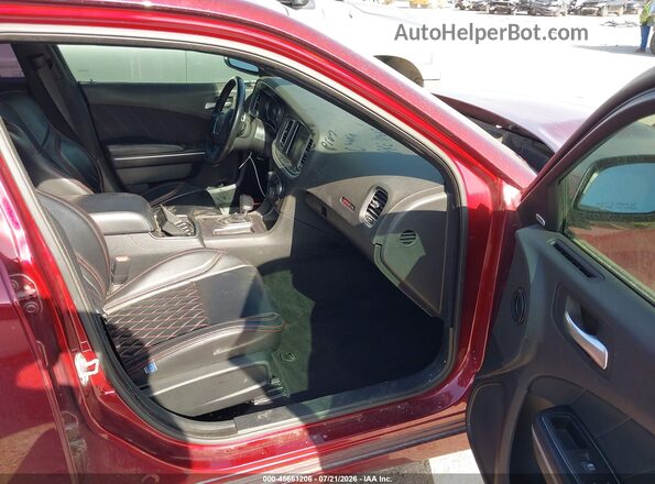 2C3CDXGJ3LH157602 2020 DODGE CHARGER Maroon Front interior view