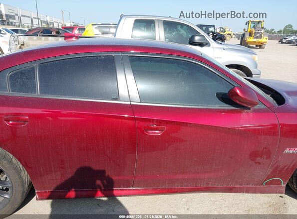 2C3CDXGJ3LH157602 2020 DODGE CHARGER Maroon Rear interior view