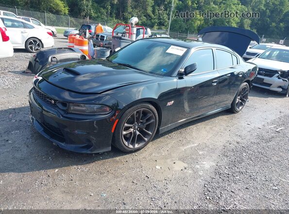 2C3CDXGJ3LH162301 2020 DODGE CHARGER Black Przód lewy