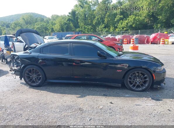 2C3CDXGJ3LH162301 2020 DODGE CHARGER Black Widok wnętrza 360 stopni