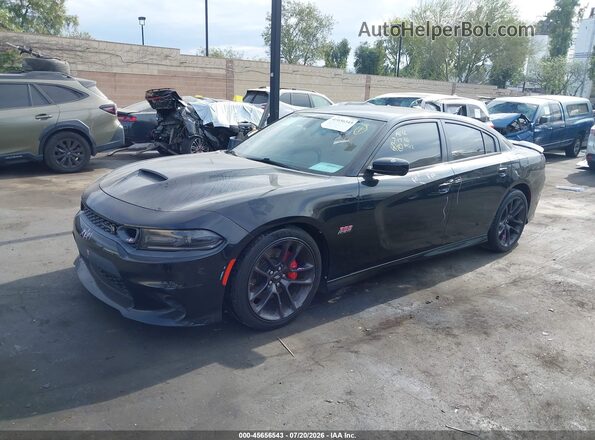 2C3CDXGJ3LH171418 2020 DODGE CHARGER Black Передня ліва чверть