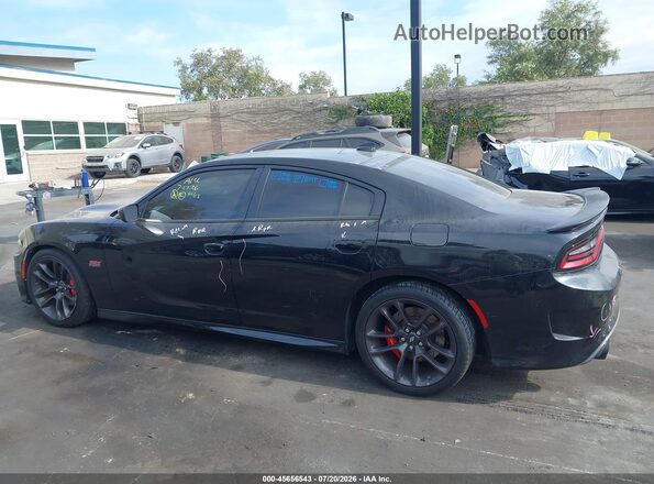 2C3CDXGJ3LH171418 2020 DODGE CHARGER Black Вид задньої частини салону