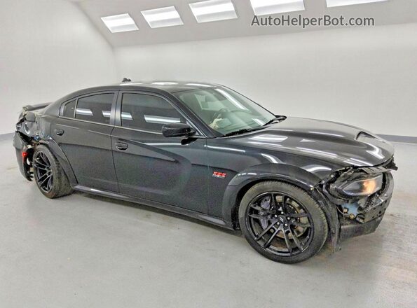 2C3CDXGJ3NH229711 2022 DODGE CHARGER Black წინა მარჯვენა