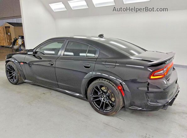 2C3CDXGJ3NH229711 2022 DODGE CHARGER Black უკანა მარცხენა