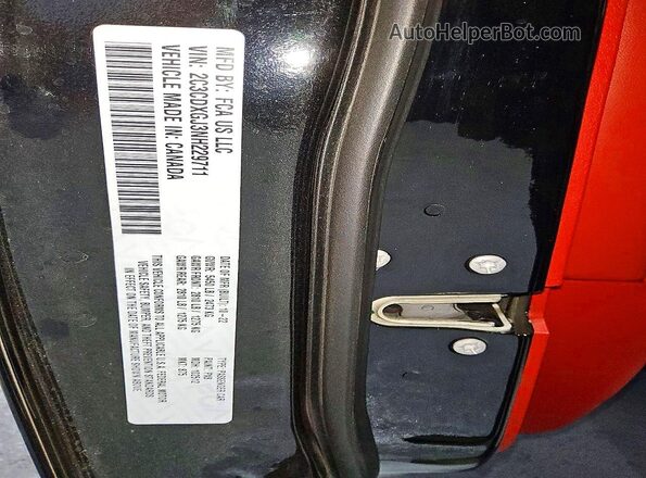 2C3CDXGJ3NH229711 2022 DODGE CHARGER Black ძრავის განყოფილების ხედი