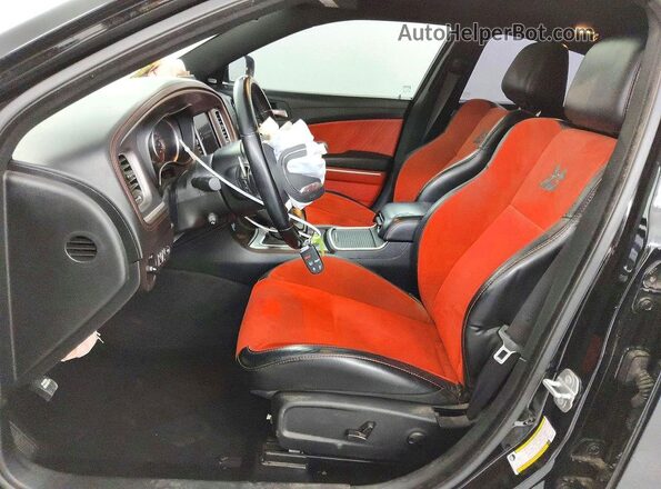 2C3CDXGJ3NH229711 2022 DODGE CHARGER Black წინა სალონის ხედი