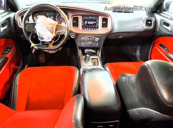2C3CDXGJ3NH229711 2022 DODGE CHARGER Black წინა პანელის ხედი