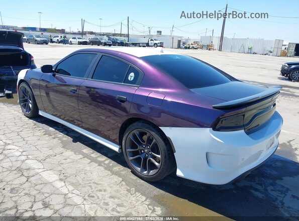 2C3CDXGJ3PH592254 2023 DODGE CHARGER Purple Rear left