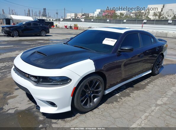 2C3CDXGJ3PH592254 2023 DODGE CHARGER Purple Front left