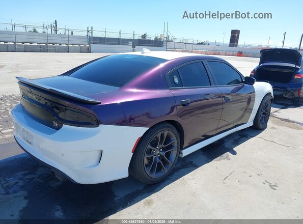 2C3CDXGJ3PH592254 2023 DODGE CHARGER Purple Rear right